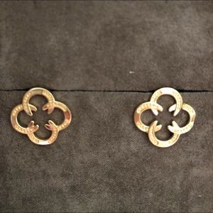 Rebecca Hook 14K gold horse shoe earrings